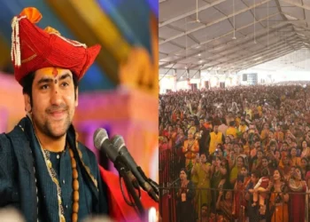 Tin Shed Collapses at Bageshwar Dham: An accident due to falling teen shed in Bageshwar Dham in Madhya Pradesh, death of one, devotees arriving to celebrate the birthday of Dhirendra Krishna Shastri, Accident due to Collaps of Tin Shed in Bageshwar Dham of Madhya Pradesh, One Dead, Devotees Are Reaching to celebrate the birthday of dhirendra Krishna shastri