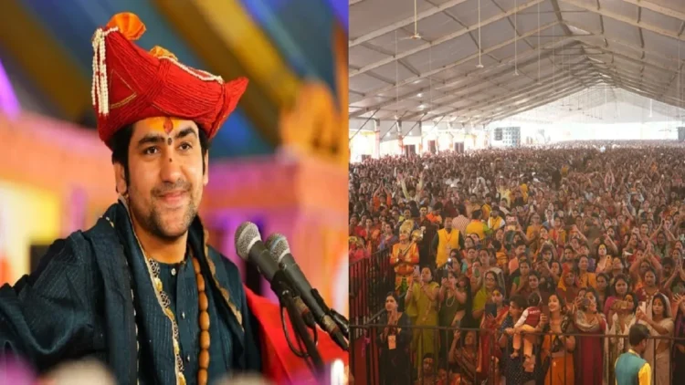 Tin Shed Collapses at Bageshwar Dham: An accident due to falling teen shed in Bageshwar Dham in Madhya Pradesh, death of one, devotees arriving to celebrate the birthday of Dhirendra Krishna Shastri, Accident due to Collaps of Tin Shed in Bageshwar Dham of Madhya Pradesh, One Dead, Devotees Are Reaching to celebrate the birthday of dhirendra Krishna shastri