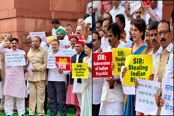 Uproar in Parliament on Bihar voter list case, proceedings of Rajya Sabha and Lok Sabha adjourned