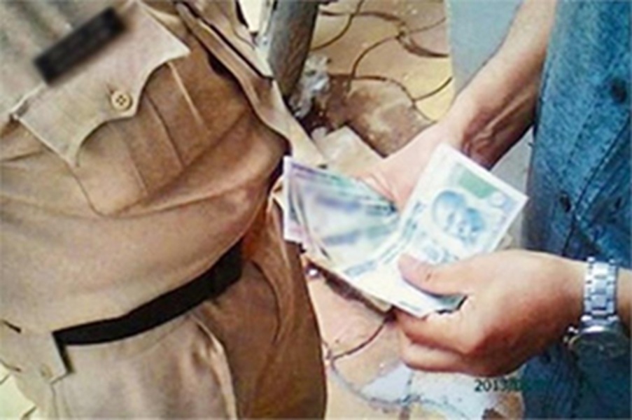 ASI arrested red handed taking bribe of Rs 5,000 in Jaipur Rural