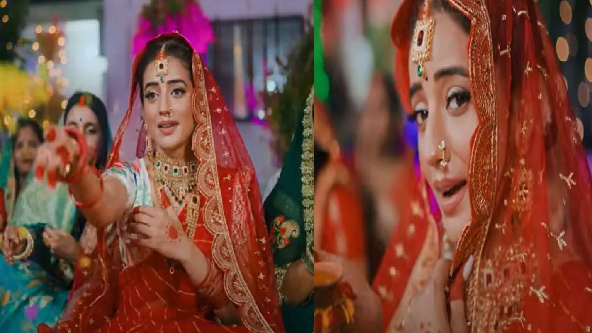 Akshara Singh released a special song for Hartalika Teej, color of Shiva devotion