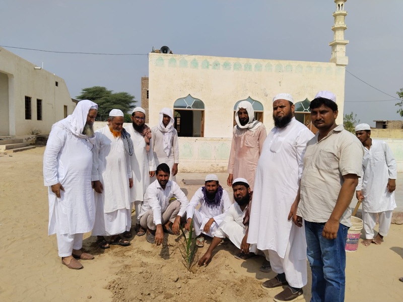 Jamiat Ulama-e-Hind launched the plantation campaign in Bikaner