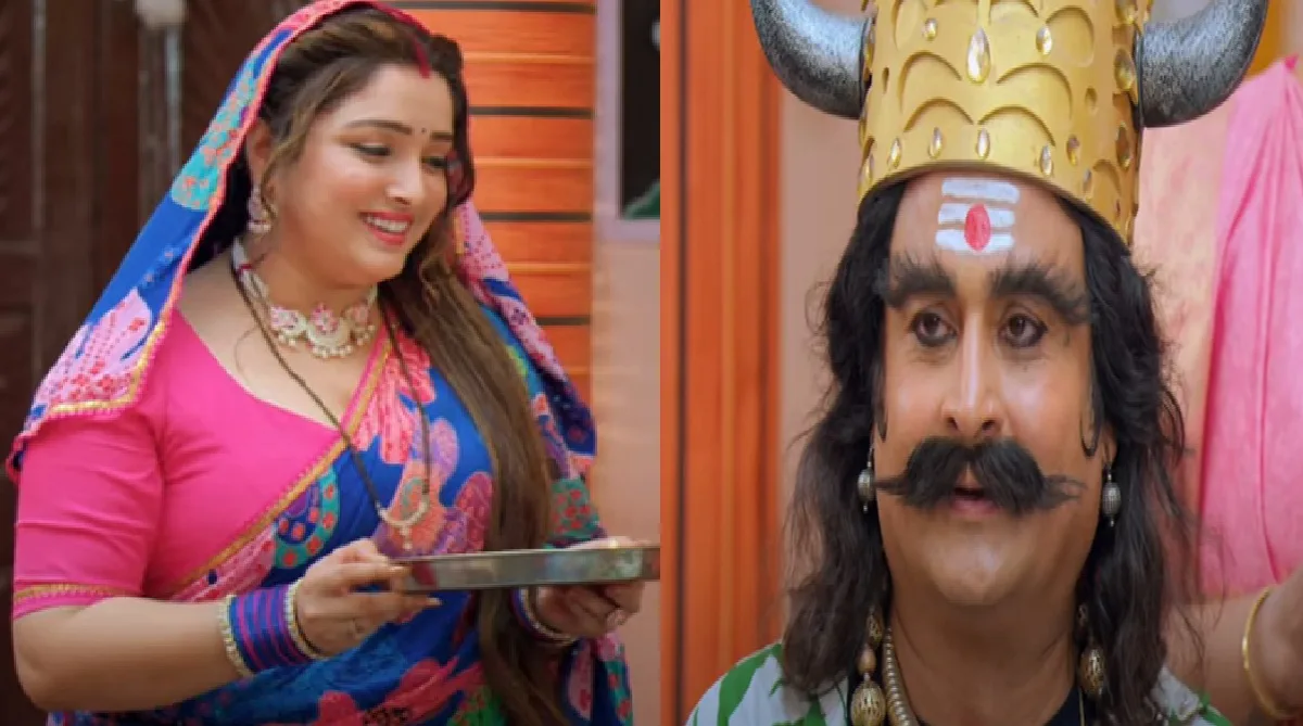 On the occasion of Rakshabandhan, Amrapali Dubey tied Yamraj Rakhi, heart will melt the cute song