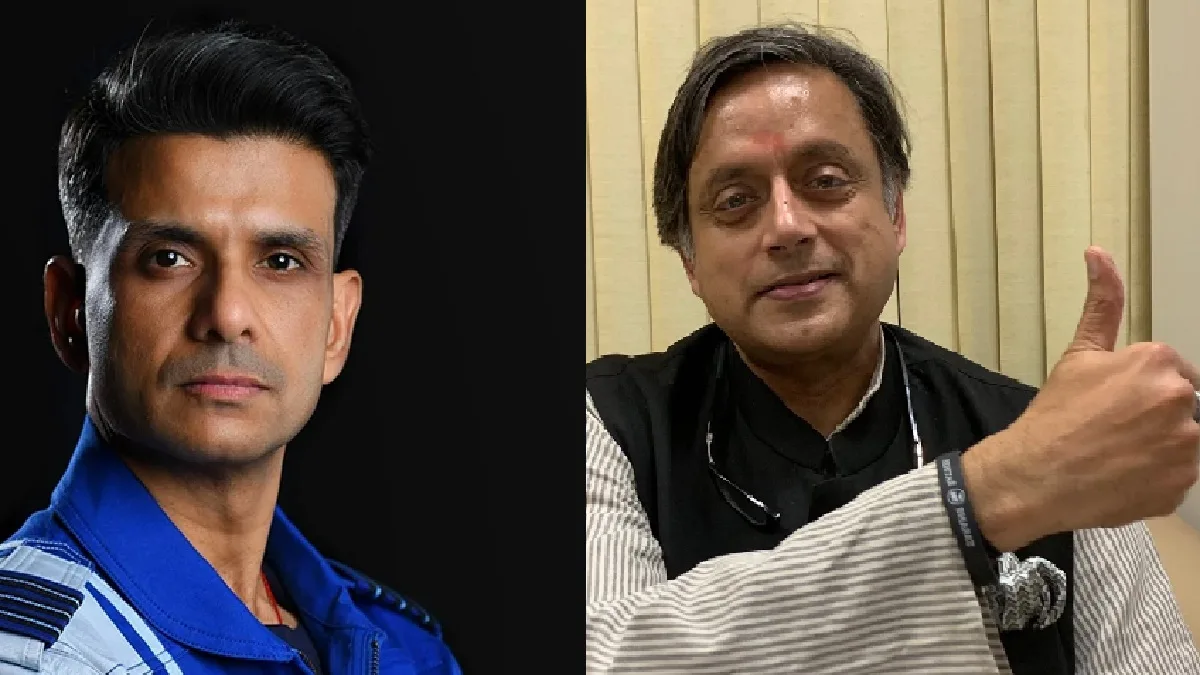 Oposistion boycott but shashi tharoor praises shubhanshu shukla: Opposition in Parliament on Shubhanshu Shukla, who illuminated the name of the country, broke the special discussion in Parliament, Boycott, Congress MP Shashi Tharoor told the pride of the country, OPPOSITT SPEPOCITT SPEPOCITT SPEPOCITT SPECITT SPECSINS Shukla but congress mp shashi tharoor praise Indian astronaut
