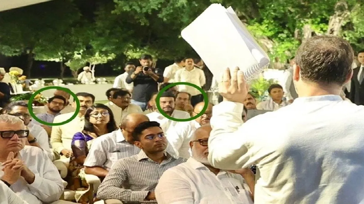 Politics Over Uddhav Thackeray's Last Row Seat in Rahul Gandhi's Meeting: Uddhav Thackeray got a chair in Rahul Gandhi's dinner meeting, BJP and Shiv Sena tightened Tanj, Uddhav Thackere Got Seat in the Back Row At Row At Row At Raah ' Meeting, BJP and Shiv Sena Took a Dig at Him