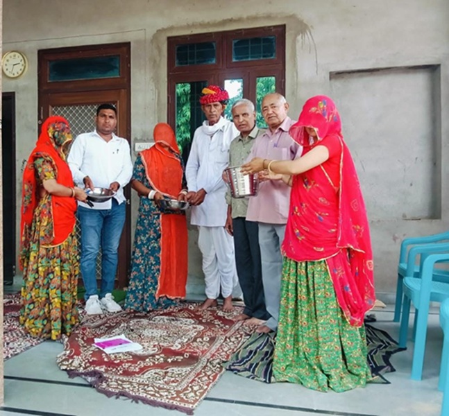 Training given to women farmers for natural farming
