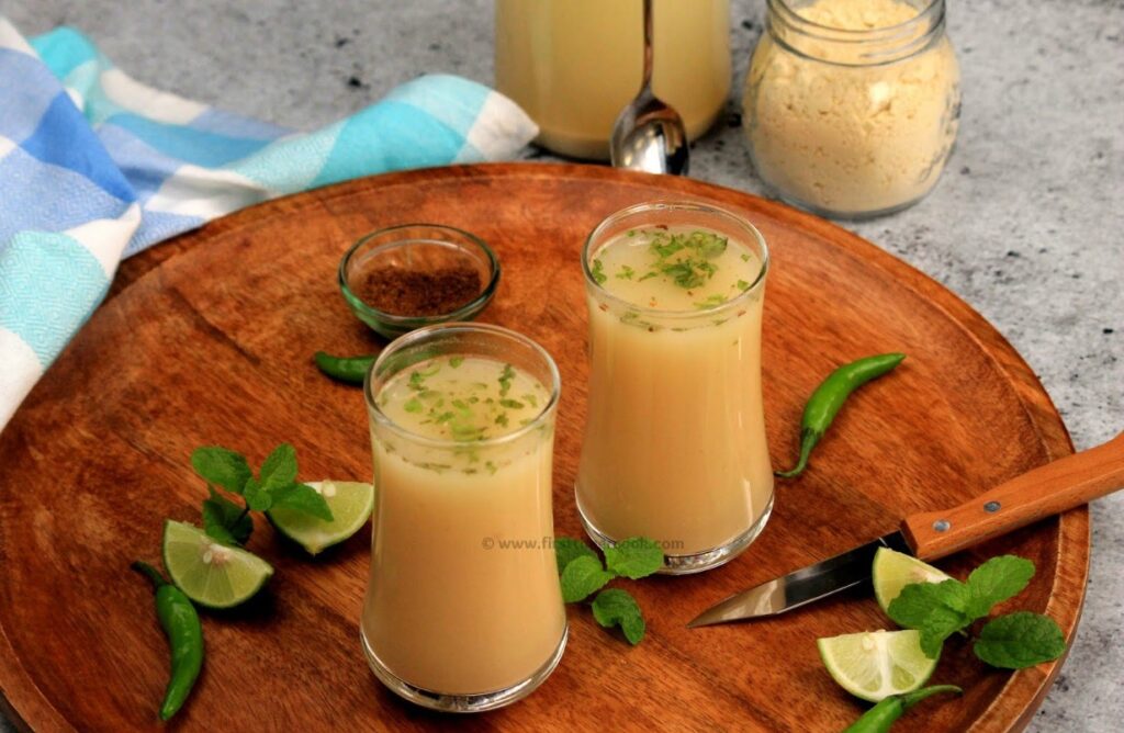 A glass of sattu and summer will be controlled!