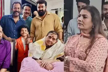 Actor Mohanlal blessed mother after announcing the Dadasaheb Phalke Award