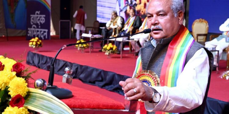 Agriculture Minister Narendra Tomar spoke at the session of Sahakar Bharti, give his full contribution in making cooperative sector India developed