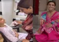 Akshara Singh has fun with innocent girl on set, makeup herself