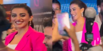 Akshara Singh reached Patna in Boss Lady Avatar, actress showed her fire in front of hundreds of cameras
