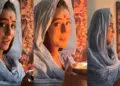 Akshara Singh was seen performing Aarti of Maa Durga, actress shared Navratri special video