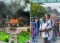Amidst the ongoing violence in Nepal, Indian pilgrims attacked bus, looting from passengers