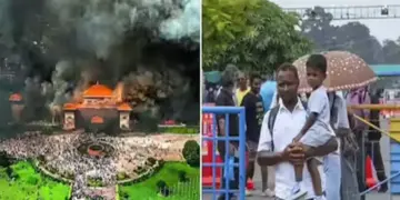 Amidst the ongoing violence in Nepal, Indian pilgrims attacked bus, looting from passengers
