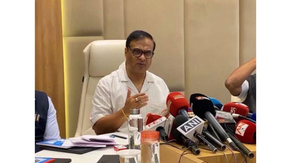 Assam Chief Minister Sarma announced Rs 5 crore in Himachal Chief Minister Relief Fund for flood relief