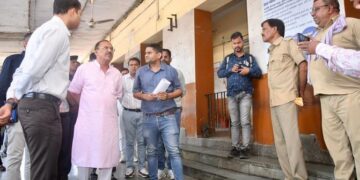 Assembly Speaker inspected Ajmer Roadways Bus Stand