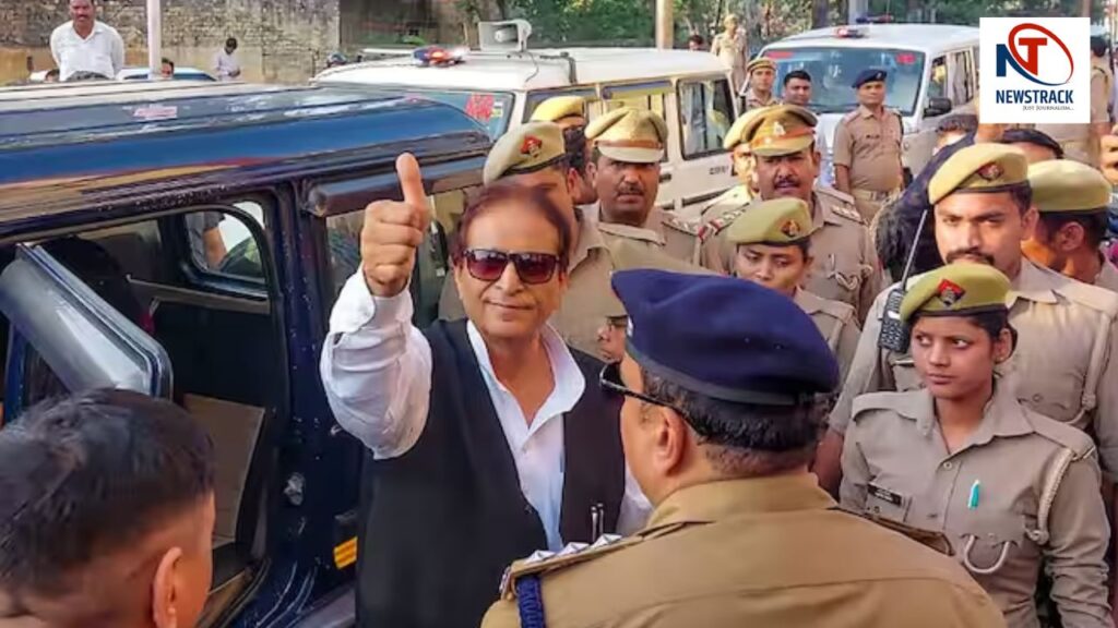 Azam Khan Release News, Azam Khan Jail Update, Sp Leader Azam Khan Live, Azam Khan Sitapur Jail | Azam Khan: Azam Khan released from jail after 23 months, both sons arrived, see latest updates | News Track in Hindi