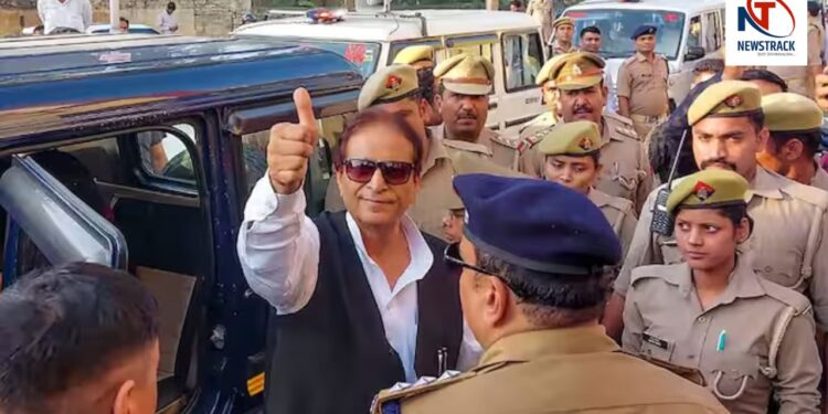 Azam Khan Release News, Azam Khan Jail Update, Sp Leader Azam Khan Live, Azam Khan Sitapur Jail | Azam Khan: Azam Khan released from jail after 23 months, both sons arrived, see latest updates | News Track in Hindi