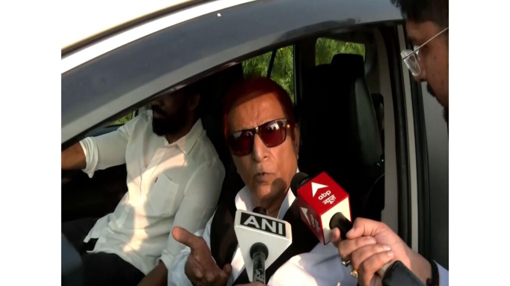 Azam Khan's spill pain when he was released from jail, said "I was targeted for political vengeance"