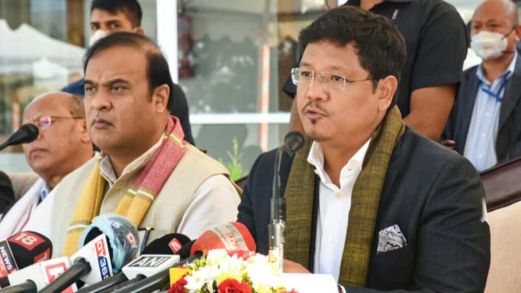 BIG RESHUFFLE In Meghalaya's Political Arena! Eight Ministers Resigned Together | Big reshuffle in the political ground of Meghalaya! Eight ministers resigned together. News Track in Hindi