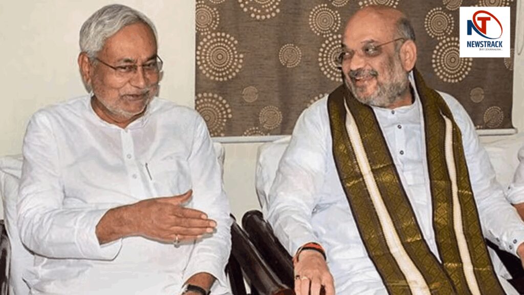 BJP-Jdu hold 20-minute meeting on Bihar Seat Sharing; Tension over demands from allies | BJP-Jdu 20-minute power meeting: Nitish and Amit Shah solve NDA seat sharing screw? , News Track in Hindi