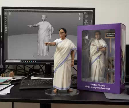 BJP released AI generated flash poster regarding Rahul, Tejashwi and Mamta