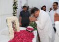 BJP state in -charge Dr. Satish Poonia reached Faridabad and expressed grief over the death of cabinet minister Vipul Goyal's sister -in -law