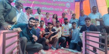 Bharatpur team became champions in under-22 Rajasthan State Championship, 7 medals won