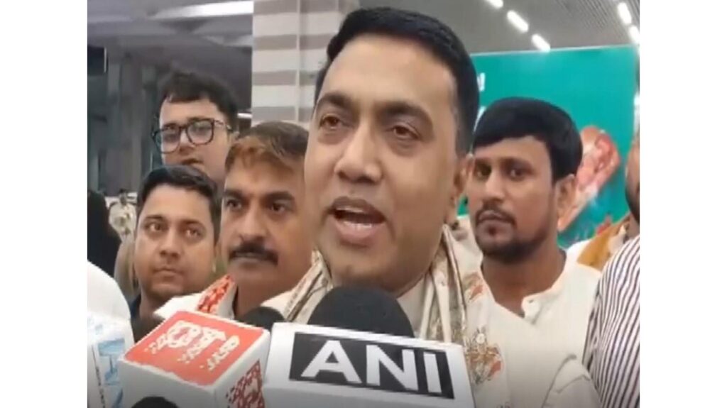 Bihar: Goa CM Pramod Sawant praised Bihar's change, said "I saw how much Bihar has changed"