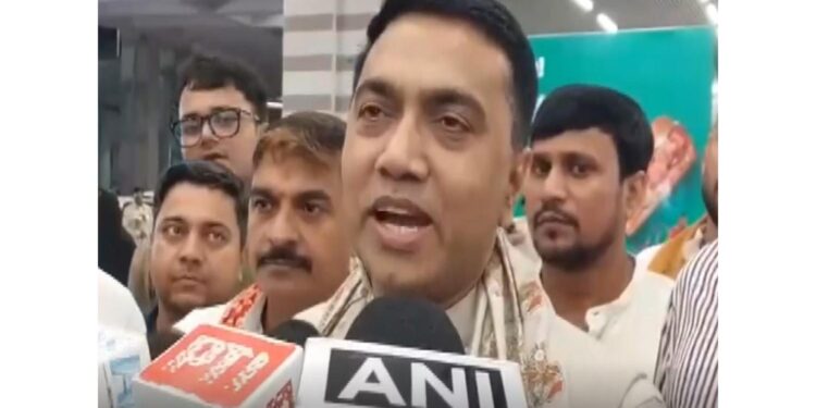 Bihar: Goa CM Pramod Sawant praised Bihar's change, said "I saw how much Bihar has changed"
