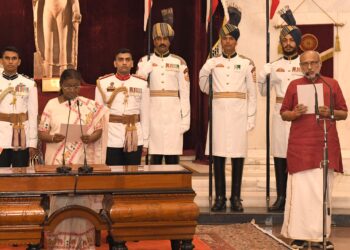 CP Radhakrishnan takes oath as Vice President, know the whole process