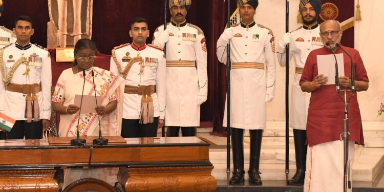 CP Radhakrishnan takes oath as Vice President, know the whole process