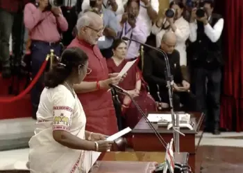CP Radhakrishnan takes oath as15th Vice President: CP Radhakrishnan took oath, became the 15th Vice President of the country, Jagdeep Dhankhar, first after resignation, Jagdeep Dhankhar, CP Radhakrishnan Took Oath, Became the 15th Vice PRECE PRESIDENT OF A Dhankhar Seen for the First Time after Resignation