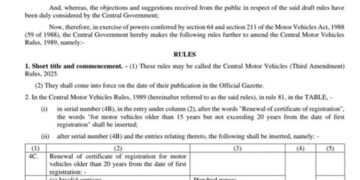 Central government's big decision: Registration of vehicles is now valid for 20 years