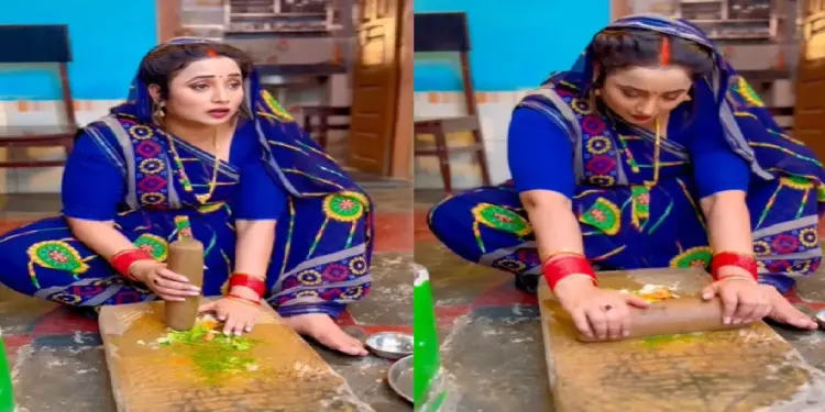 Chutney Peasing-Piesing on Silbatta, Rani Chatterjee showed her hidden talent on set
