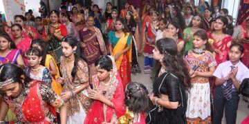 Dandiya festival in Gurukul and Manav Rachna School in Dausa