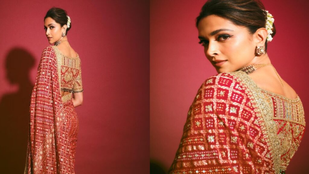 Deepika Padukone Gharchola Saree: This red gharchola saree is not thousands of millions, to buy pockets to buy, Deepika Padukone Padukone Padukone Gharchola Saree: This Red Gharchola Saree of Deepika is not worteds but lakhs