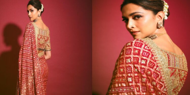 Deepika Padukone Gharchola Saree: This red gharchola saree is not thousands of millions, to buy pockets to buy, Deepika Padukone Padukone Padukone Gharchola Saree: This Red Gharchola Saree of Deepika is not worteds but lakhs