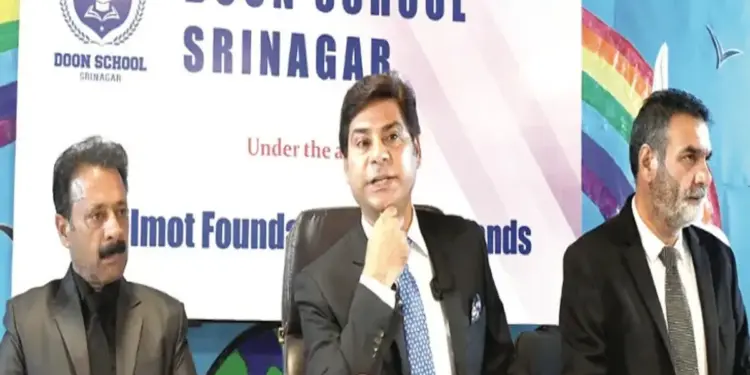 Doon School is going to open its first international branch in Srinagar Dubai