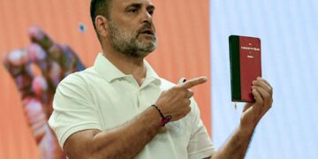 Election guards kept awake, watching theft, protecting thieves: Rahul Gandhi's charge
