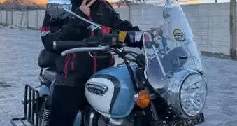 Fatima Sana Sheikh riding bikes in the mountains, shared exciting experience