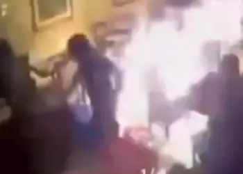 Fire in Indian restaurant in London, you will also be scared to see the video