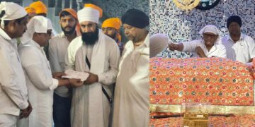 Flood in Punjab | Punjab Flood | Congress Party | Congress Sends | UP Congress Sends Aid to Punjab | Congress sent assistance to flood -hit Punjab, Ajay Rai did Ardas for the well being of citizens. News Track in Hindi