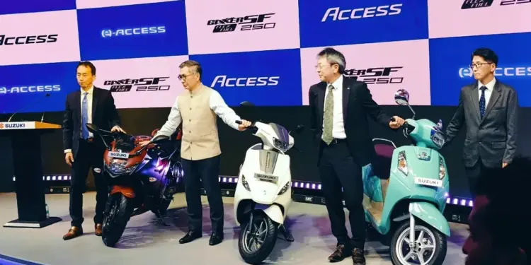 Fuel model launch of Suzuki Access and Gixxer SF 250 at Auto Expo, Learn Price and Features
