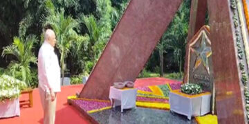 Gujarat: Chief Minister Bhupendra Patel paid tribute to martyred forest workers on 'National Forest Martyr's Day'