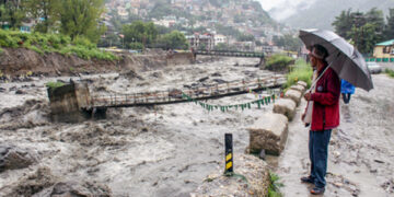 Heavy destruction due to cloudburst in Kinnaur, Himachal