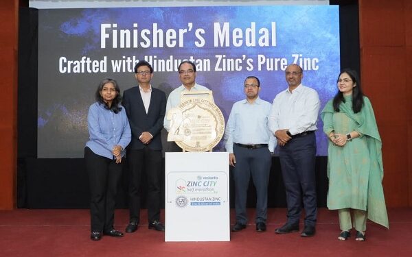 Hindustan Zinc unveiled the official marathon medal for Vedanta Zinc City Half Marathon
