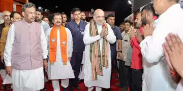 Home Minister Amit Shah meeting with BJP leaders in Patna, discussion on election strategies