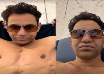 In the case of Abs, Nirhua competes with Shahrukh Khan!