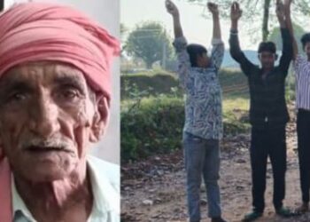 Incomplete roads became the pain of villagers, people came out in protest